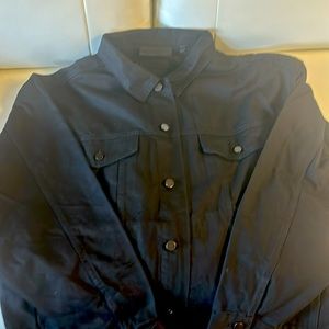 Fear of God black denim jacket